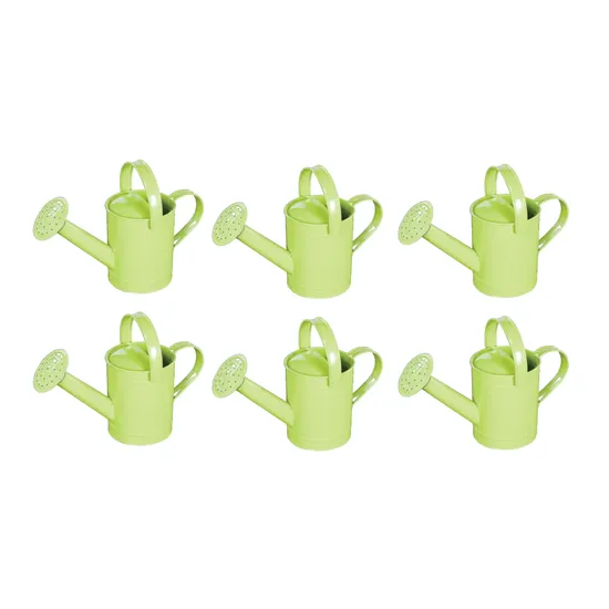 Green Watering Can Set of 6