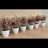 Artificial Burgundy Baby Eucalyptus 38cm - Modern Teaching Aids NZ