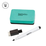 Teachables Mini Whiteboard Erasers - Pack of 12 - Modern Teaching Aids NZ