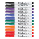 Teachables Magnetic Mini Whiteboards & Chisel Tip Markers Kit