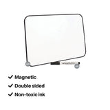 Teachables Magnetic Mini Whiteboards & Bullet Tip Markers Kit