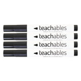 Whiteboard kit with Markers Eraser Cloths - Kit of 4