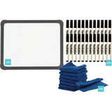 Whiteboard kit with Markers Eraser Cloths 24 - Modern Teaching Aids NZ