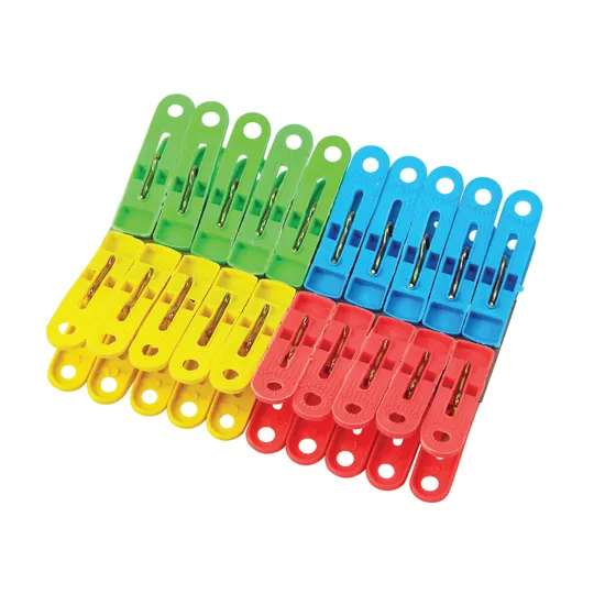 Jumbo Plastic Pegs Pack of 40 - Modern Teaching Aids NZ