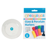 Porcelain Plate & Marker Pack