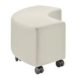 Ergerite Curved Ottoman - Beige