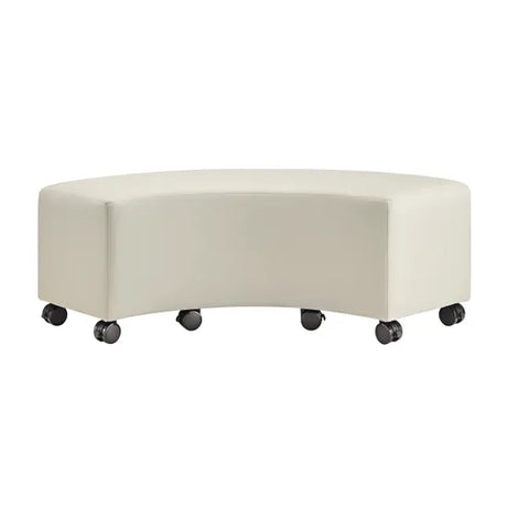 Ergerite Curved Ottoman - Beige