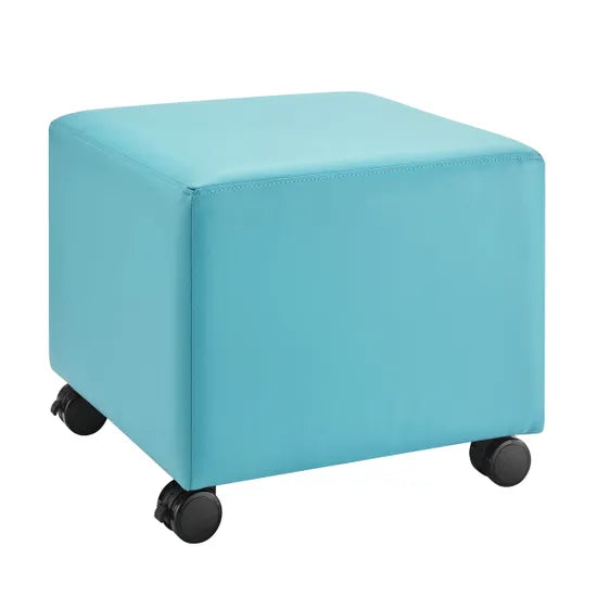 Ergerite Square Ottoman - Blue
