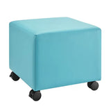 Ergerite Square Ottoman - Blue