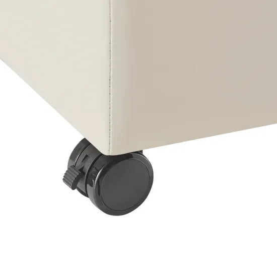 Ergerite Square Ottoman - Beige