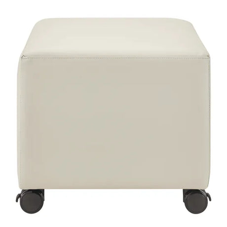 Ergerite Square Ottoman - Beige