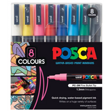 POSCA Marker Fine - Pack of 8 - Modern Teaching Aids NZ
