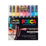 POSCA Marker Pastel Fine - Pack of 8 - Modern Teaching Aids NZ