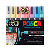 POSCA Marker Pastel Bullet - Pack of 8 - Modern Teaching Aids NZ