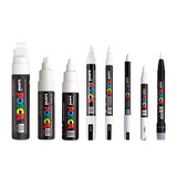 POSCA Marker Assorted White - Pack of 8 - Modern Teaching Aids NZ