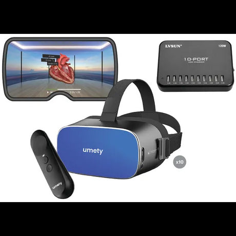 Umety Headsets and Charger - Set of 10 - Modern Teaching Aids NZ