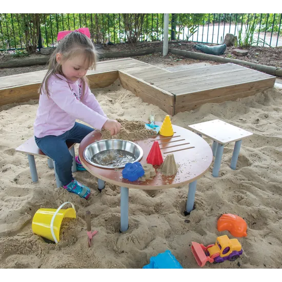 Aussie Play Sand Table Round 40 cm High - Modern Teaching Aids NZ