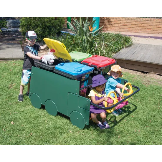 Recycling Waste Centre Truck with Containers - Modern Teaching Aids NZ