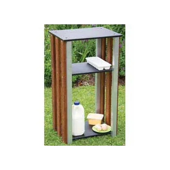 Outdoor Fridge Aluminium and Merbau - Modern Teaching Aids NZ