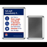 Noticecase Snap Frame A3 Silver Finish - Modern Teaching Aids NZ
