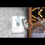 Noticecase Snap Frame A4 Silver Finish - Modern Teaching Aids NZ