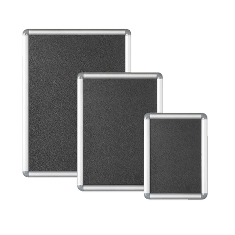 Noticecase Snap Frame A4 Silver Finish - Modern Teaching Aids NZ