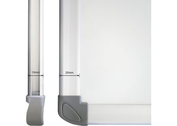 Magnetic Porcelain Mobile Whiteboard 150 x 120 cm