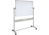 Visionchart Magnetic Porcelain Mobile Whiteboard – 180 x 120 cm