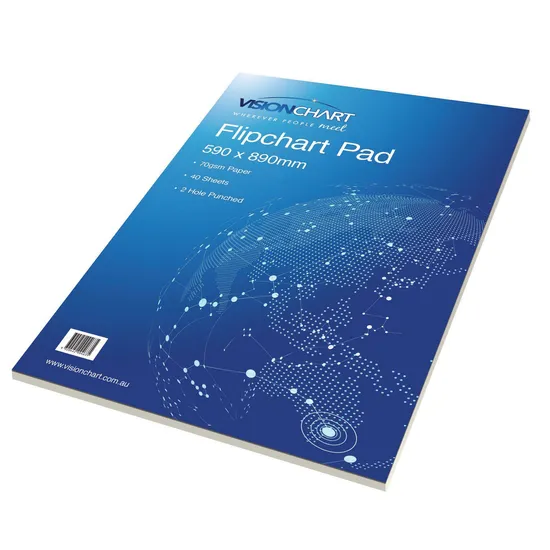 Flipchart Pads Box of 2 rolled 590 x 890mm - Modern Teaching Aids NZ