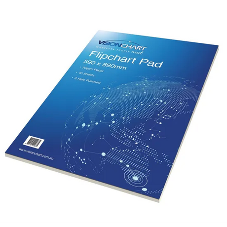 Flipchart Pads Box of 2 rolled 590 x 890mm - Modern Teaching Aids NZ