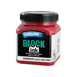 Derivan Block Printing Ink, Crimson - 250ml - Modern Teaching Aids NZ