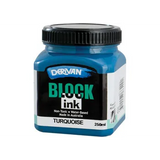 Derivan Block Printing Ink, Turquoise - 250ml - Modern Teaching Aids NZ