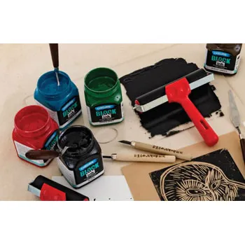 Derivan Block Printing Ink, Turquoise - 250ml - Modern Teaching Aids NZ