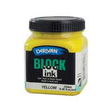 Derivan Block Printing Ink, Yellow - 250ml - Modern Teaching Aids NZ