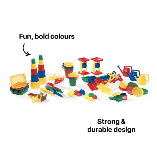 NYBY Big Sand Set 100 Pieces - Modern Teaching Aids NZ