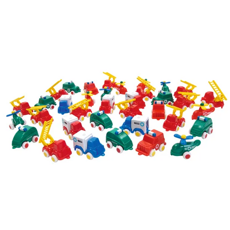 Viking Toys Mini Chubbies Rescue Cars CDU33 - Set of 33 - Modern Teaching Aids NZ