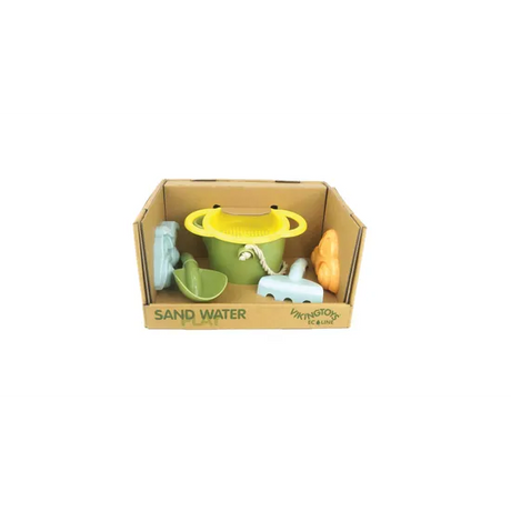 Viking Toys - Eco Bucket Set w/ Sieve & 2 vehicles - Modern Teaching Aids NZ