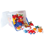 VikingToys - Mixed Bucket of Vehicles 30 Piecess - Modern Teaching Aids NZ