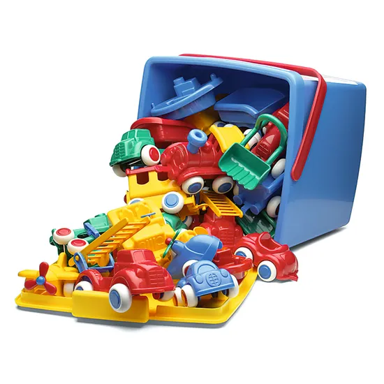 Viking - Jumbo Trucks & Chubbies Toy Bucket of 30 - Modern Teaching Aids NZ
