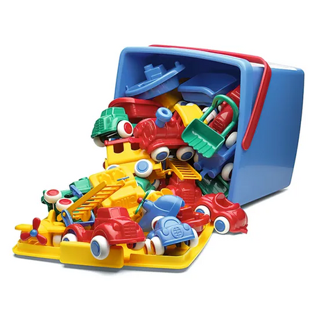 Viking - Jumbo Trucks & Chubbies Toy Bucket of 30 - Modern Teaching Aids NZ