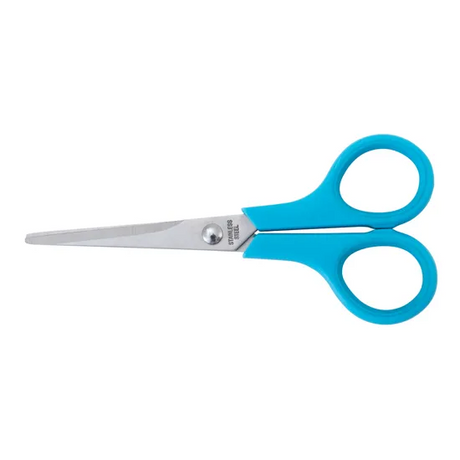 Stationery Scissors - Blue Handles 14cm - Modern Teaching Aids NZ