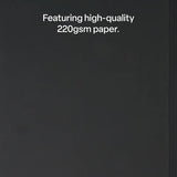 Black Cardboard A4 220 gsm - Pack of 100