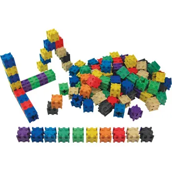 Interlocking Cubes - 2cm - Set of 100 - ReWood - Modern Teaching Aids NZ