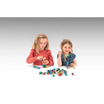 Interlocking Cubes - 2cm - Set of 100 - ReWood - Modern Teaching Aids NZ