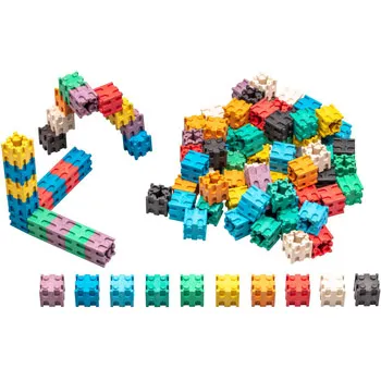 Interlocking Cubes - 2cm - Set of 100 - ReWood - Modern Teaching Aids NZ