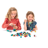 Interlocking Cubes - 2cm - Set of 100 - ReWood - Modern Teaching Aids NZ