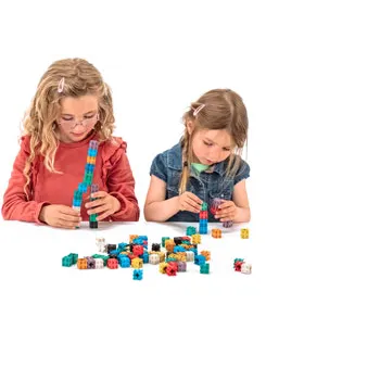 Interlocking Cubes - 2cm - Set of 100 - ReWood - Modern Teaching Aids NZ