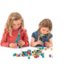 Interlocking Cubes - 2cm - Set of 100 - ReWood - Modern Teaching Aids NZ