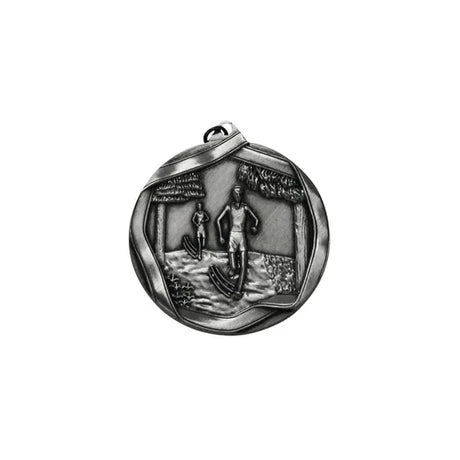 Cross Country Medal 45mm Silver - Modern Teaching Aids NZ