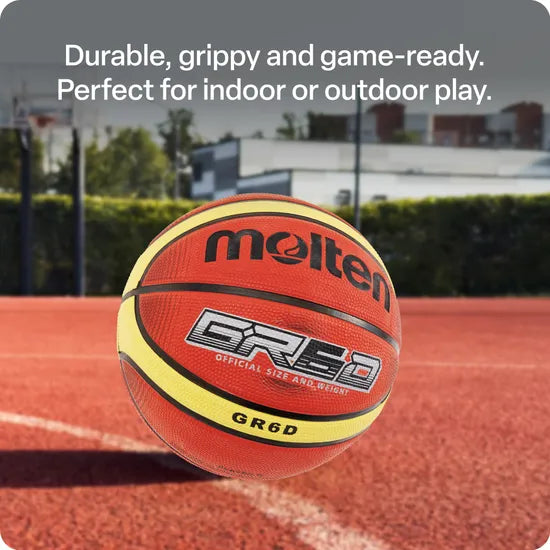 Molten 12 Panel Rubber Basketball Size 6 - Modern Teaching Aids NZ